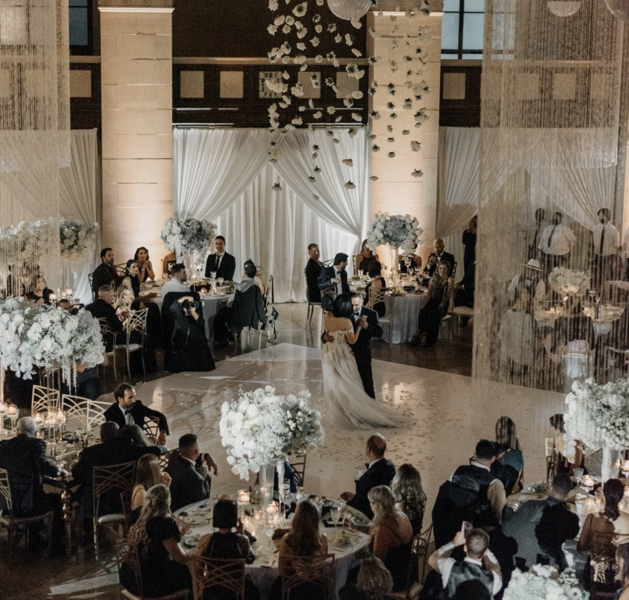 The Majestic Downtown Bride and Groom First Dance